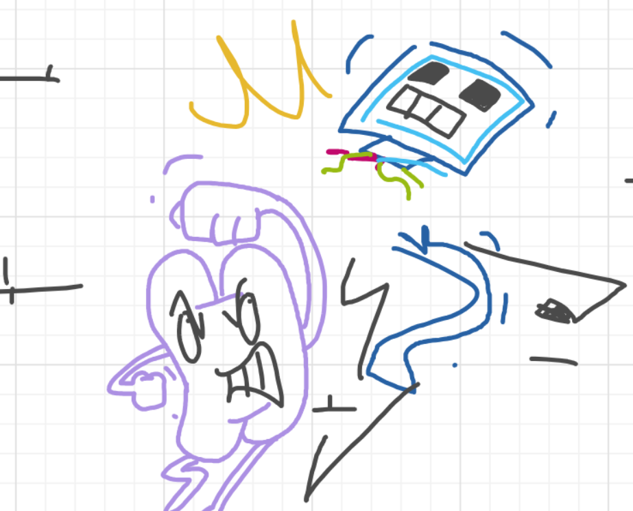 A panel from I've Been Everywhere, Man, episode nine of the Board Boards object show by Furretwalk/WalkingFurret.